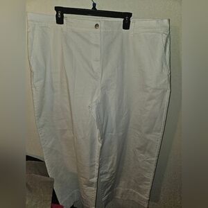 Eileen Fisher Womans White Wide Leg Pants Size 2x